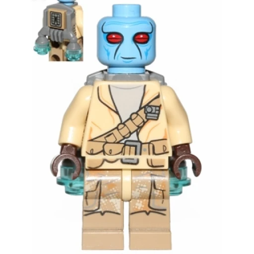 Минифигурка LEGO sw0689 Duros Alliance Fighter, Jet Pack