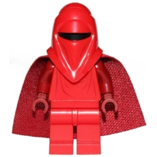 Минифигурка LEGO sw0521b Imperial Royal Guard - Dark Red Arms and Hands, Spongy Cape
