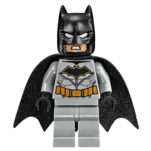 Минифигурка LEGO sh0531 Batman, Medium Nougat Face, Light Bluish Gray Suit