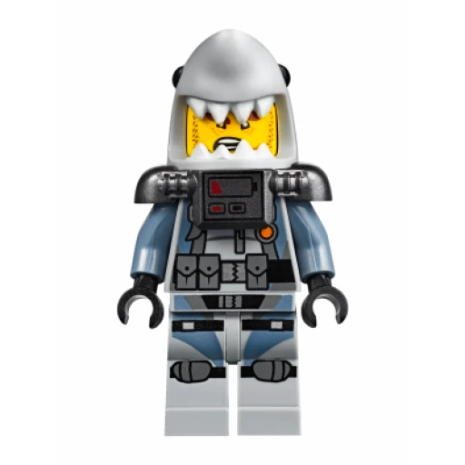 Минифигурка LEGO njo0362 Shark Army Great White - Scuba Suit
