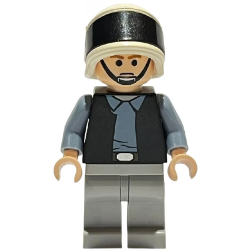 Минифигурка LEGO sw0187 Rebel Fleet Trooper / Rebel Scout Trooper - Plain Vest, Frown