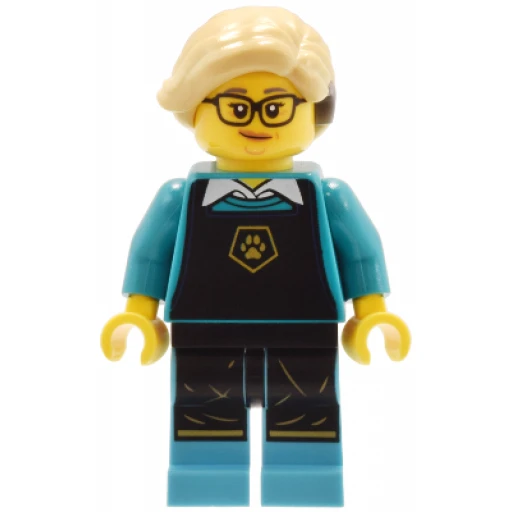 Минифигурка LEGO col435 Pet Groomer, Series 25
