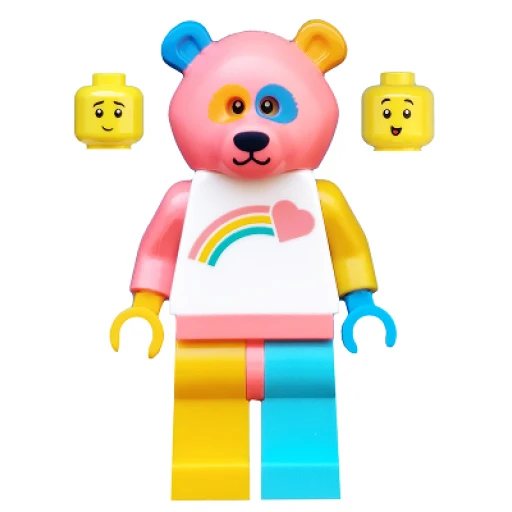 Минифигурка LEGO col356 Bear Costume Guy, Series 19