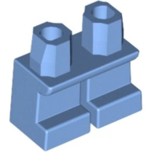 Деталь LEGO 41879 Legs Short в цвете Средне-синий (Blue)