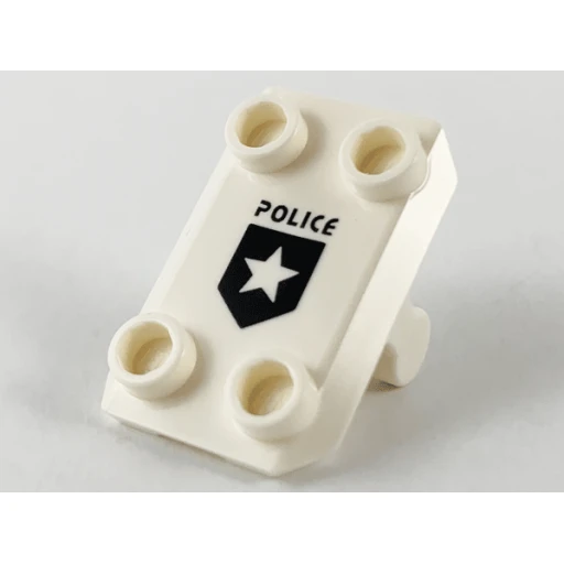 Деталь LEGO 30166pb02 Plate