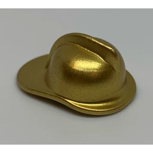 Деталь LEGO 3834 Minifigure, Headgear Fire Helmet в цвете Металлический золотой (Gold)